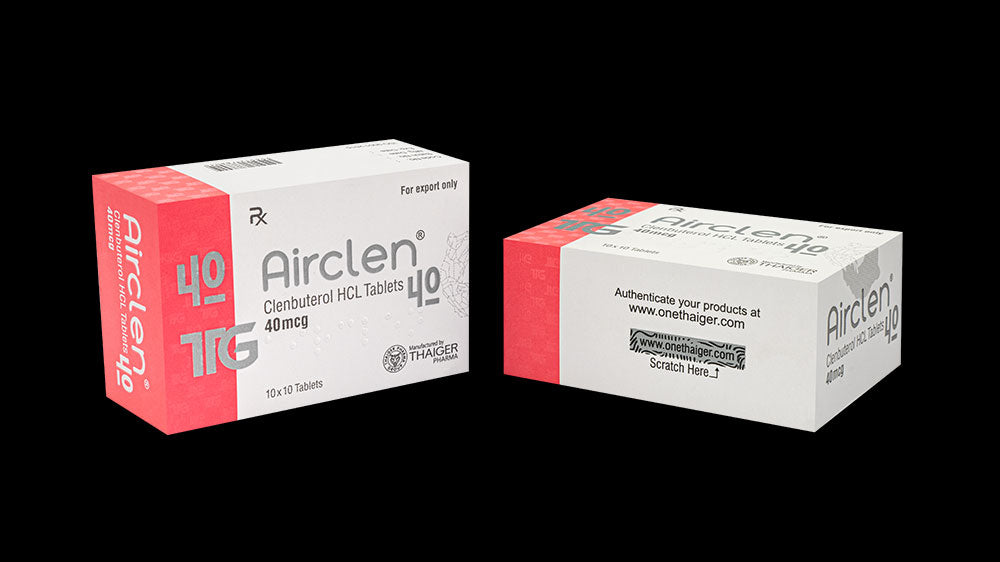 AIRCLEN 40 | CLENBUTEROL | BY THAIGER PHARMA