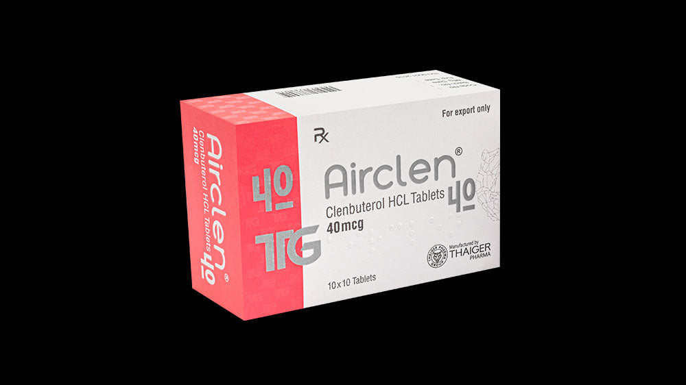 AIRCLEN 40 | CLENBUTEROL | BY THAIGER PHARMA